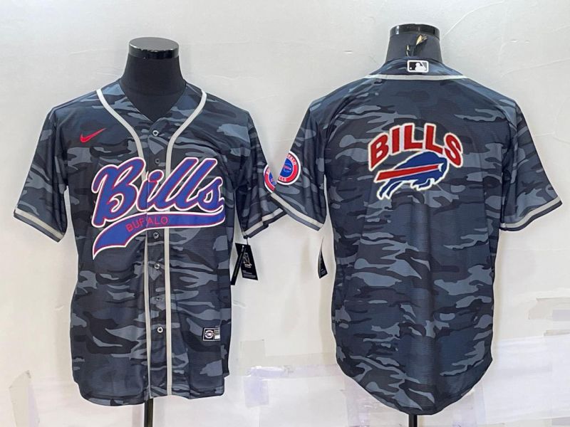 Men Buffalo Bills Blank Camo 2022 Nike Co branded NFL Jersey->buffalo bills->NFL Jersey